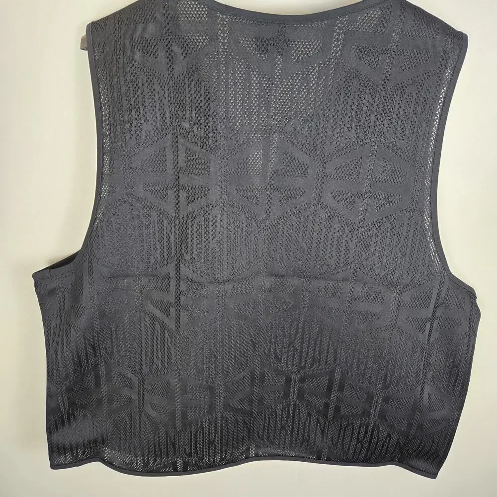 Jordan Essentials Black Men’s Utility Vest Sz XL NWT MSP $140 GORPCORE MOTO HIKE